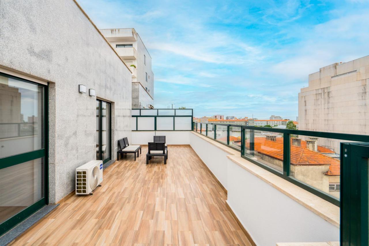 Gaia Terrace Apartamento Qian 2Br Ac L Free Parking Vila Nova de Gaia Dış mekan fotoğraf