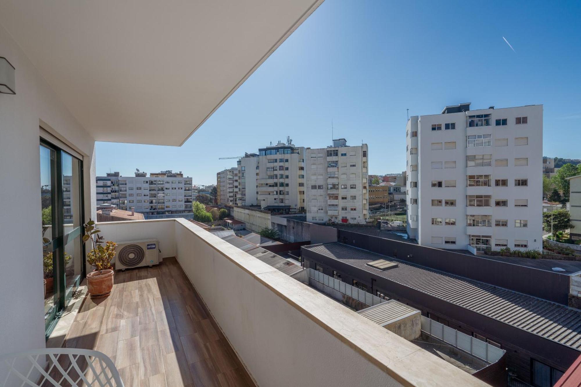 Gaia Terrace Apartamento Qian 2Br Ac L Free Parking Vila Nova de Gaia Dış mekan fotoğraf